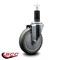 Service Caster 5'' Gray Poly Wheel Swivel 1-1/4'' Expanding Stem Caster SCC-EX20S514-PPUB-114 - alternate 4